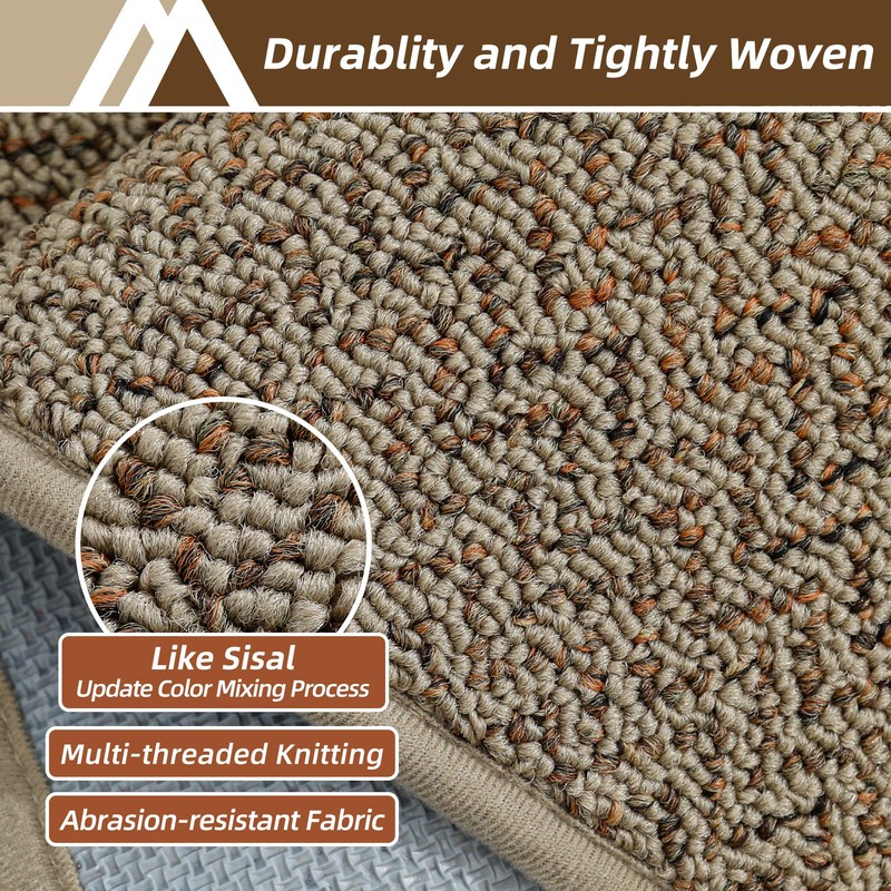 COSY HOMEER Kitchen Rugs Non-Slip Washable Kitchen Floor Mats 17"x30"