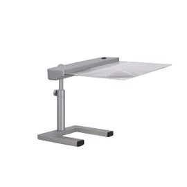 daylight24 Table Top Full Page Magnifier LED Desk Lamp, Silver - Ideal for Reading, Hobby and Crafting with LED Light Strip for Optimal Visibility, 10 inch (202055-05)