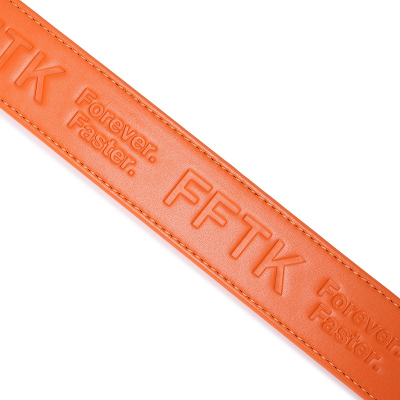 PUMA Golf Belt, TK Embossed Belt, Men's, ricky orange, Free