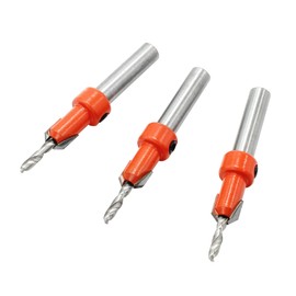 5pcs Countersink Drill Bit Woodworking Screws Chamfering Wood Hole Drills Bit with Hex Key