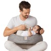 Ergobaby Natural Curve Nursing Pillow, Moonlight Grey