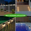 Melunar 16 Pack Solar Deck Lights Outdoor, Solar Step Lights