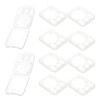 Ryaupy 10 x Transparent Memory Card Cases Storage Box –