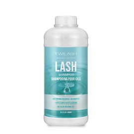600ml Lash Shampoo Bulk, Eyelash Extensions Cleanser for Eyelash Extensions, Makeup Remover, Non-irritating or Burning Eyelid Foaming Cleanser for Professional Salon and Home Use (Unscented 600ml)