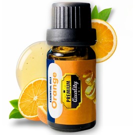 Labambi Valley 100% Pure Essential Oils for Diffusers, Home Care, Car, Hair & Massage, Candle Making Scents, Fragrance, Aromatherapy, Humidifiers, Gifts - (10 ml (0.33 oz), Orange)