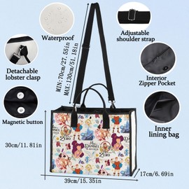 LEVLO Muses Movie Tote Bag Greek Mythology Fans Gift Muses His Damsel In Distress Shoulder Bag Villain Merch (His Damsel LT)