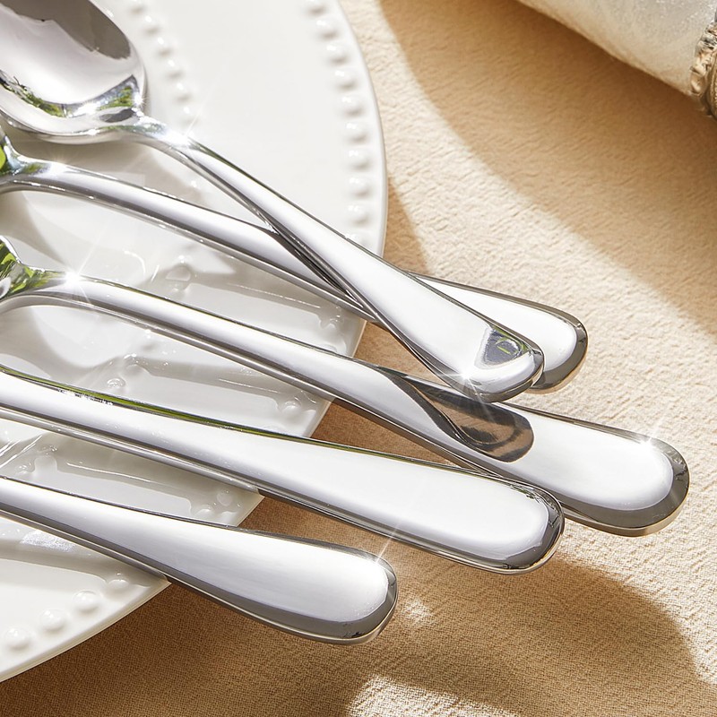 KINGSTONE 20 Pieces Silverware Set for 4, Premium Stainless Steel