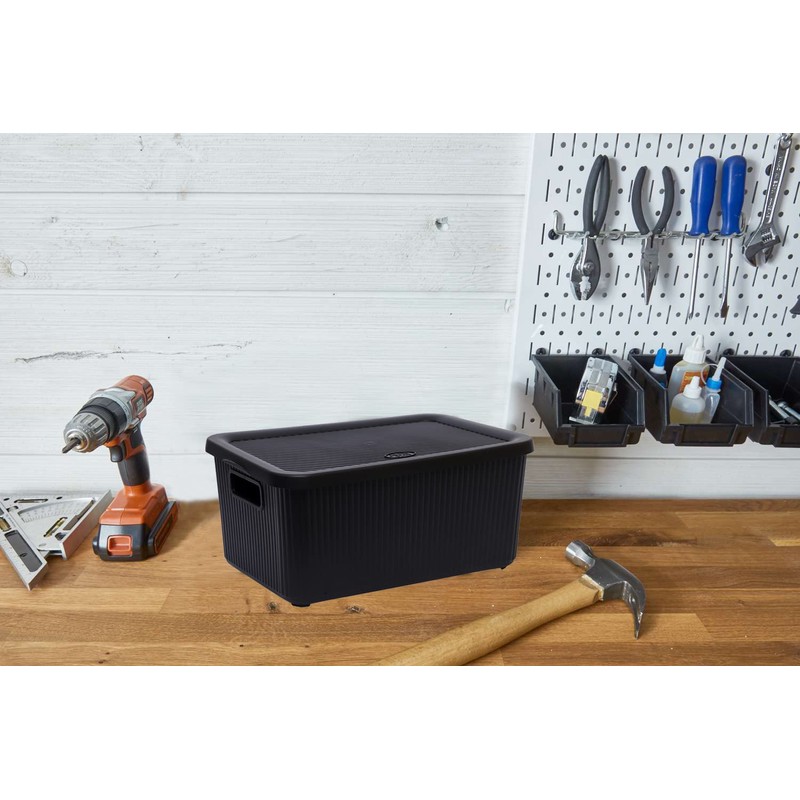 JMS we create smile Multipurpose Plastic Storage Box With Lid