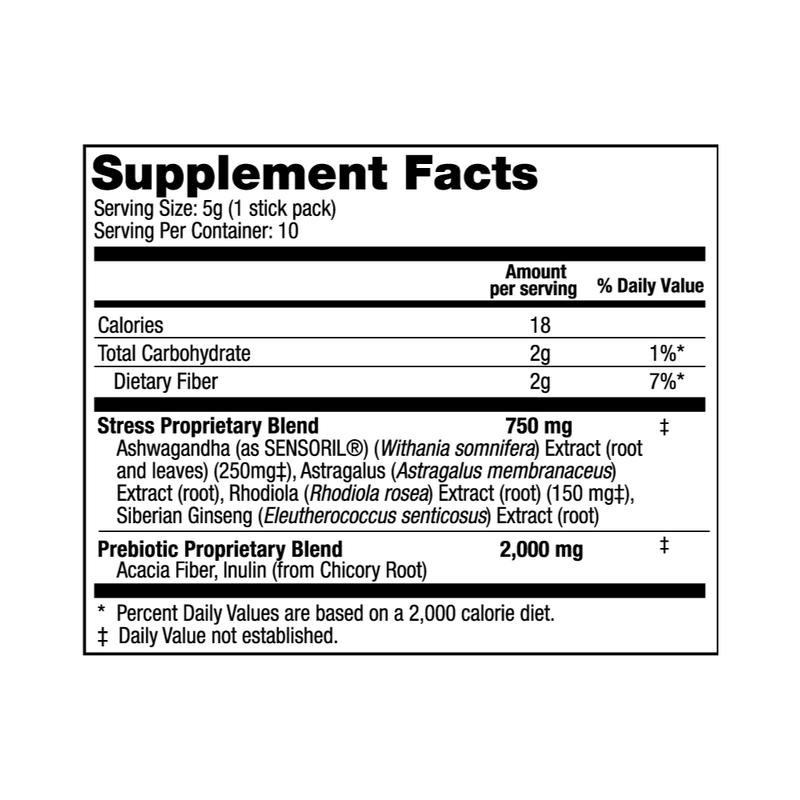 Rootine Stress Support Drink Mix Wellness Supplement - Size: 10pk