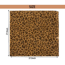 CaySep Women-Silky-Leopard-Print-Scarf - Print Florals Scarf Lightweight-Small-Scarves
