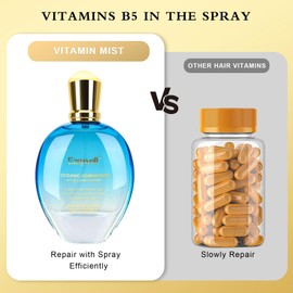 EASYWELL Hair Perfume,A Delicate Hair Florals Fragrance with Pro-Vitamin B5 Essence Leave-In Nourishes and Moisturizes Hair Shine Spray (2.5 fl oz, Oceanic Osmanthus)