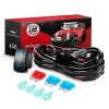 Nilight 12ft LED Light Bar Wiring Harness Kit 12V Fuse