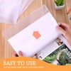 5piezas Cubiertas De Libros Reutilizables Transparentes Impermeables Fundas Para Textos
