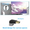 AXFEE 2pcs HD Video Interface Adapter, Positive Bend Downward