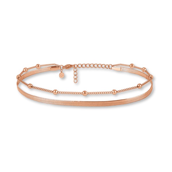 GD GOOD.designs EST. 2015 Anklet rose gold for ladies I