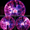 OOTSUN Plasma Ball, 4 Inch Plasma Globe Nebula Thunder Lightning,