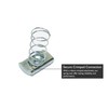 Strut Channel Long Spring Nuts for 41mm Channels - Available