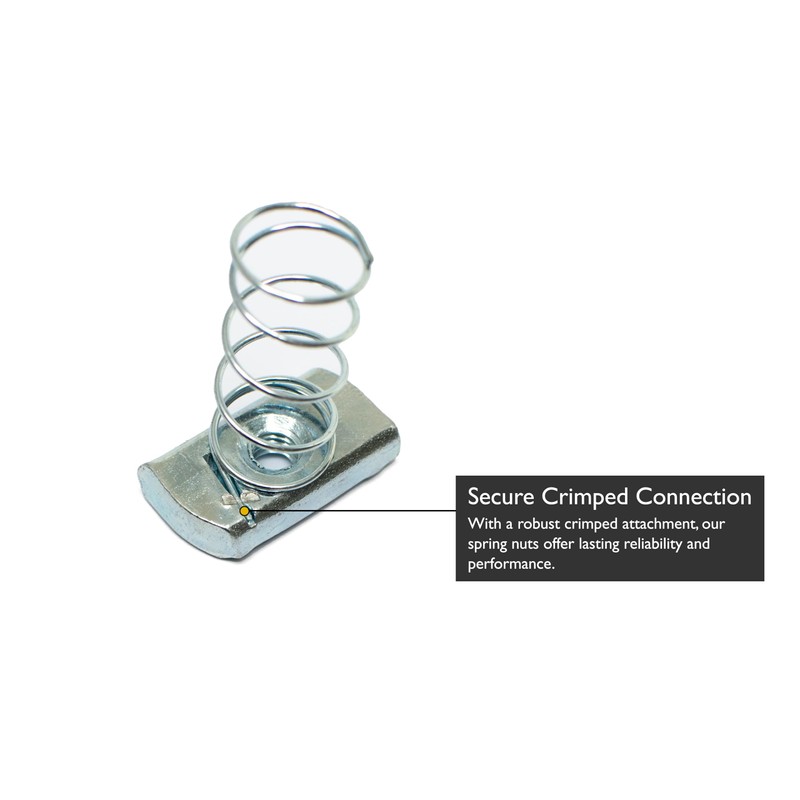 Strut Channel Long Spring Nuts for 41mm Channels - Available