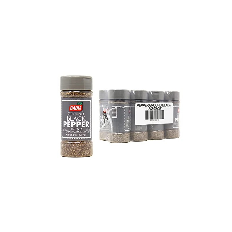 Badia Pepper Ground Black, 2 Oz (Pack Of 8)