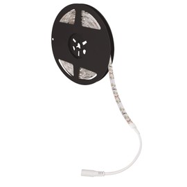 TIRA LED AKSI SMD 3528 LUZ AZUL. Potencia 16W, 5 mts, 60 LED/mt, Para exteriores e interiores IPX6. Incluye transformador