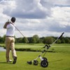 3-Wheel Golf Push Pull Cart Lightweight Folding Golf Walking Push