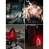 Ebukur Clip on Flashlight, Rechargeable Safety Running Light with 3