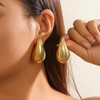 Yienate Boho Drop Earring Gold Large Chunky Hoop Earrings Statement
