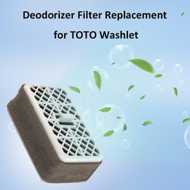 Deodorizer Catalyst Filter for Toto Washlet THU6474-01, THU6474#01 THU6072 S550E C5 C2 SW3074 SW3054T40 SW3056T40, Bathroom Toilet Air Filter Carbon Deodorizing Cartridge Parts, 2 Pack