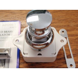 SEADOG PUSH BUTTON LATCH SEAWORLD SEADOG 2243001 CHROME PLATED BRASS CABINETS DRAWERS