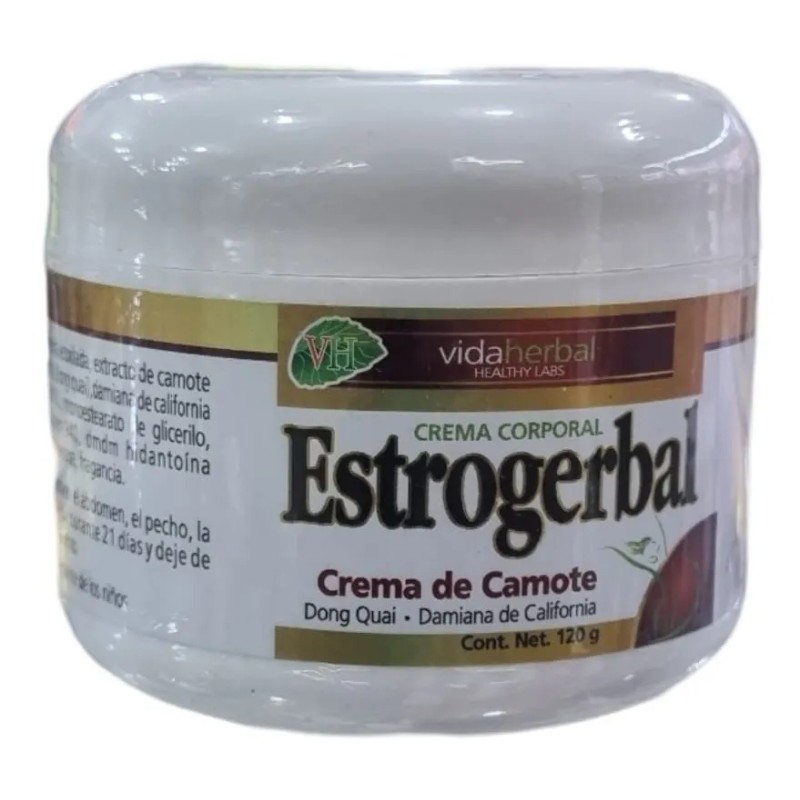 Estrogerbal Crema De Camote Silvestre + Paquete Completo Hierbas