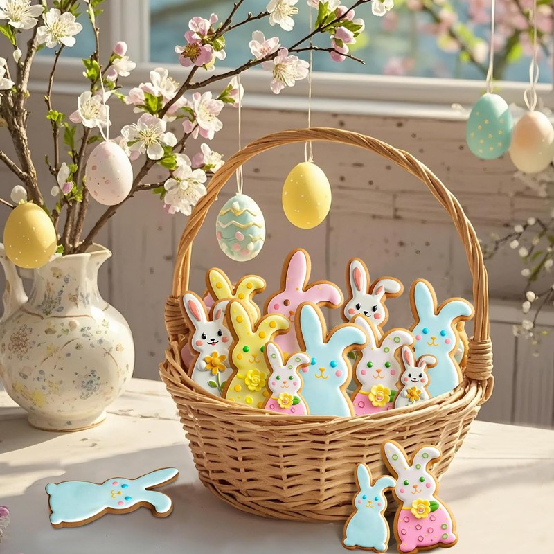 JIAWWAN Easter cookie cutter, Easter cookie cutter, Easter set, Easter