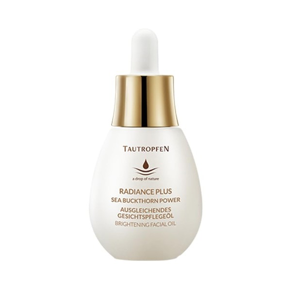 TAUTROPFEN Naturkosmetik Sea Buckthorn Face Oil (5 ml) - Balancing Face Care Oil Against Pigment Spots - For All Skin Types - with Sea Buckthorn Oil, Pomegranate Seed Oil & Vitamin C