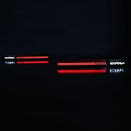 ECAHAYAKU LED Rear Bumper Reflector Light For Honda CRV CR-V 2023 2024 Brake Tail Light With Sequential Turn Signal Light Fog Lamp Accessories