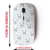 CJCBROES 2.4G Wireless Mouse with Cute Pattern Design for All