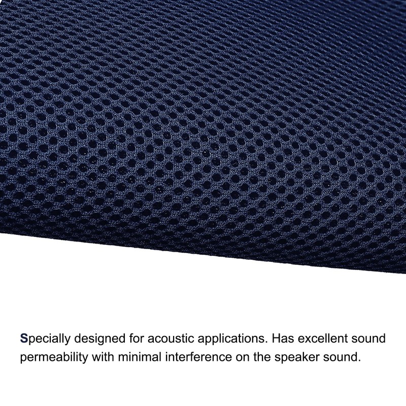 MECCANIXITY Speaker Grill Cloth 20 x 55 Inch Stereo Mesh