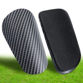 PIWOSGOL Pack of 2 Mini Football Shin Pads, 10 x 6 cm Small Shin Pads, Super Light Mini Shin Pads, Small Shin Pads, Protective Equipment Shin Pads for Men, Women, Children