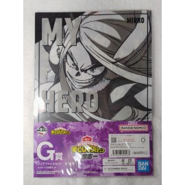 Bandai Mirko/ Bakugo/ Best Jeanist A4 Clear File Folder 2pc Set "My Hero Academia"