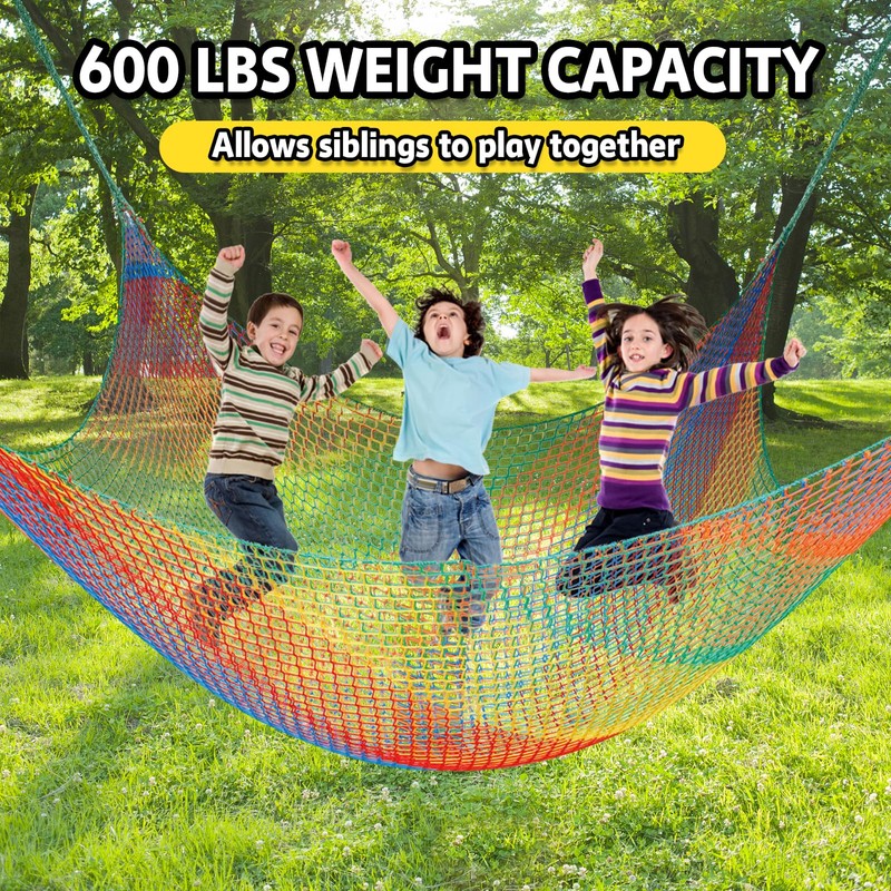 LPIW Climbing Net for Kids - 14.8FT x 9.9FT Double