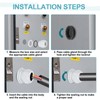 sourcing map 5Pcs PG29 Nylon Cable Glands, Waterproof Cord Grip