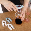 Ouligay 4 Pcs Plastic Bottle Cap Opener,Versatile Bottle Openers,Soda Can