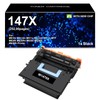 T2TONER 147X Toner Cartridges Black High Yield with Chip Replacement