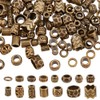 NBEADS 150 Pcs Alloy Spacer and Dreadlock Hair Beads -