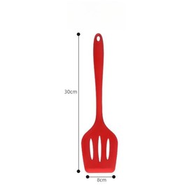 Utensilios de cocina resistentes al calor, antiadherentes de alta calidad, herramientas de cocina, mezcla (rojo grande)