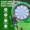 Inflatable 6ft Giant Dartboard, Golf Darts Kick Darts, Soccer &