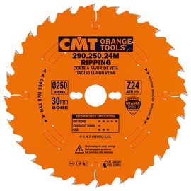 CMT Orange Tools 290.250.24 M – Circular Saw 250 x 2.8 x 30 Z 24 ATB 20 Degrees