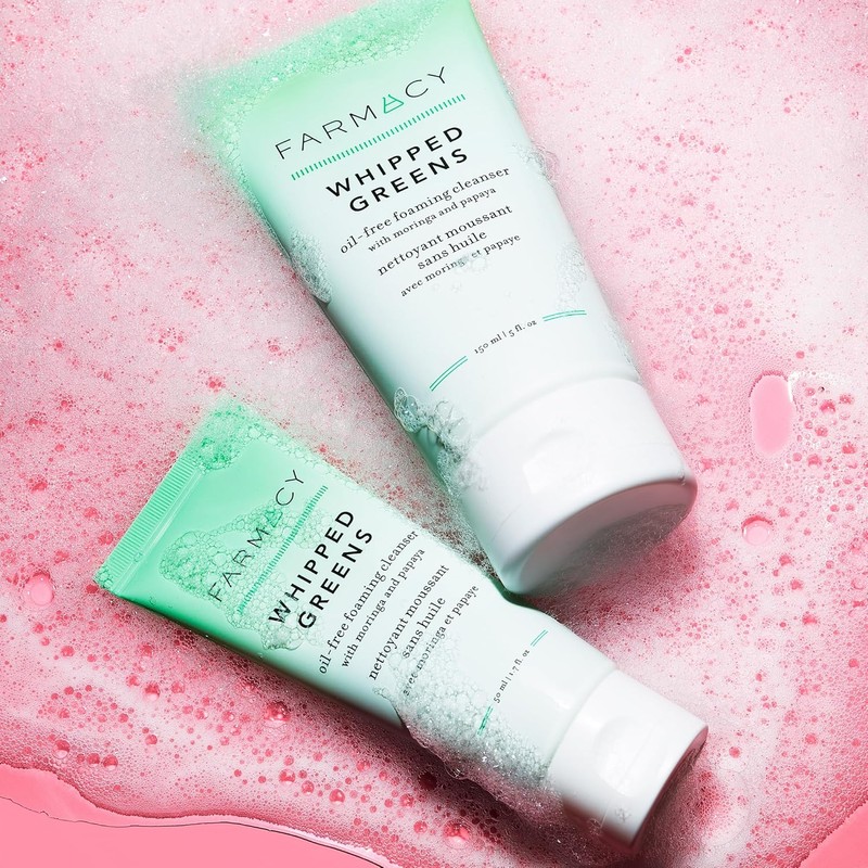 Farmacy Whipped Greens Face Wash - Oil Free Foaming Facial