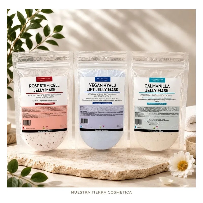 Kit Mascarillas Hidro Plásticas (3 Piezas)