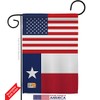 States US Texas Garden Flag Regional USA American Territories Republic