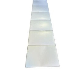 100 Labels, Strip of White 4x3 inch Direct Thermal Labels 100mm x 76mm Postage Courier Shipping Blank