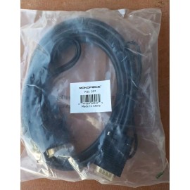 Monoprice 6' Super VGA HD15 Cable 1/8" Stereo Audio Cable SVGA NIB PID:557